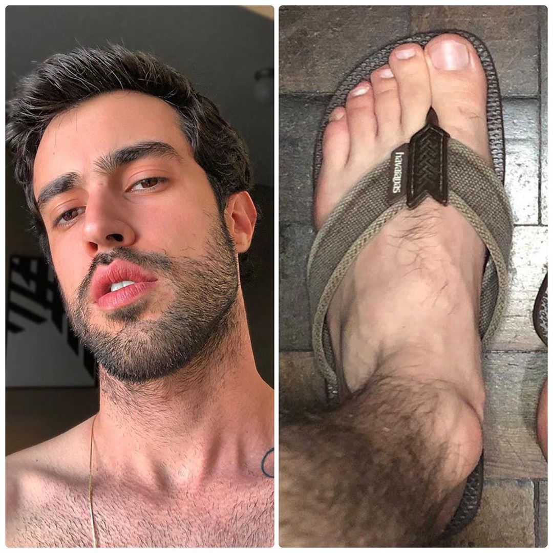 Fotos de pés bonitos e gostosos de machos