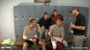 Locker room orgy gay