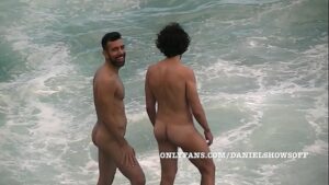 Public gay beach videos