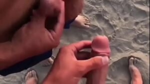 Beach gay sex spy can