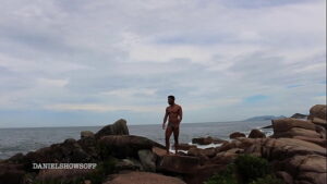 Gay male nudist beach