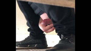 Gay truckerstop public toilet rimjob xxx