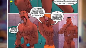 Gays e travesti trasando orgia em desenho