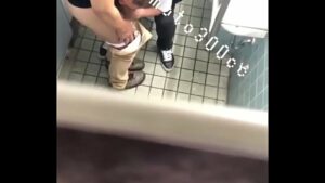 Mature gay public toilet