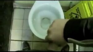Gay fisting toilet public