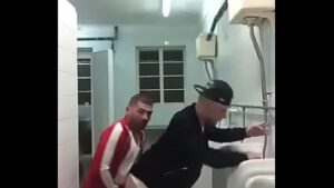 Gay fuck public bathroom