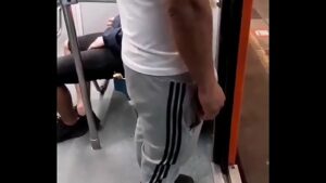 Japanese comendod on public transport gay sex