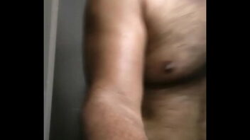 Dad gay solo shower