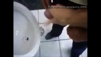 Toilet gay mature old