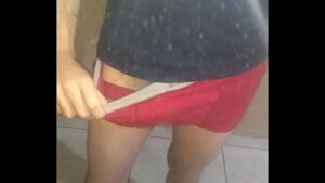 Punheta com a cueca